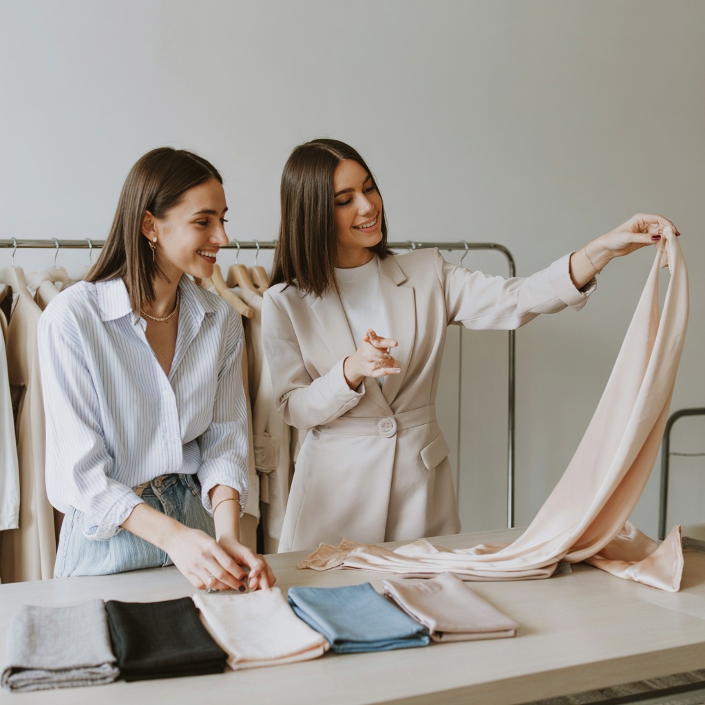 Professional wardrobe consultation team